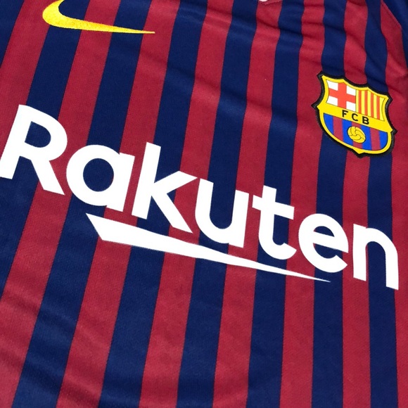 ✨SOLD✨Nike Men's 2018/19 Barcelona Home Soccer Jersey - Picture 2 of 5